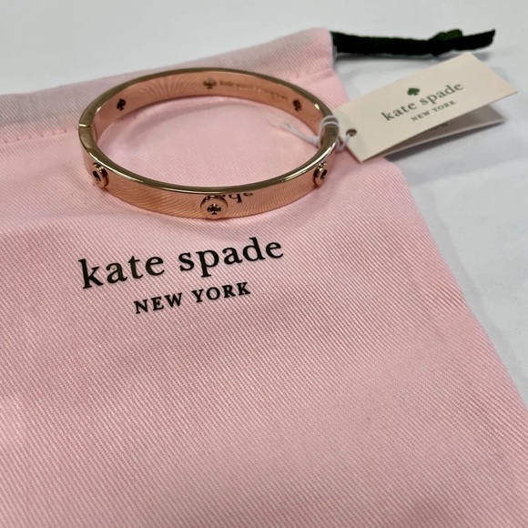 Kate Spade Spot the Spade Studded Hinged Bangle - Picture 3 of 6